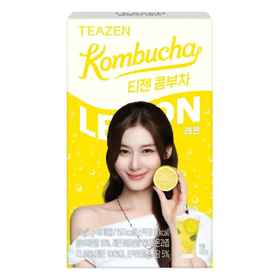 TEAZEN X TWICE Kombucha limón (Caja) 1