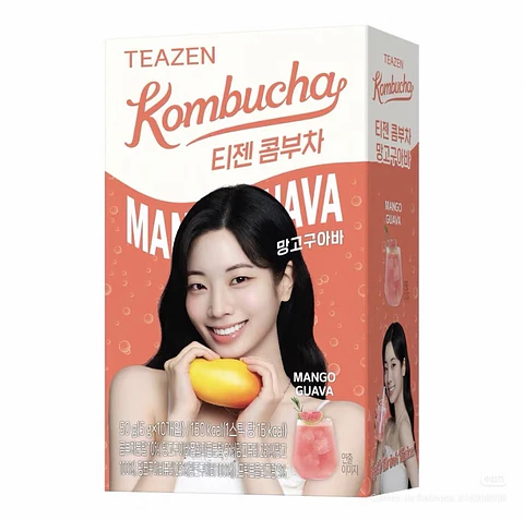 TEAZEN X TWICE Kombucha mango guayaba (Caja)