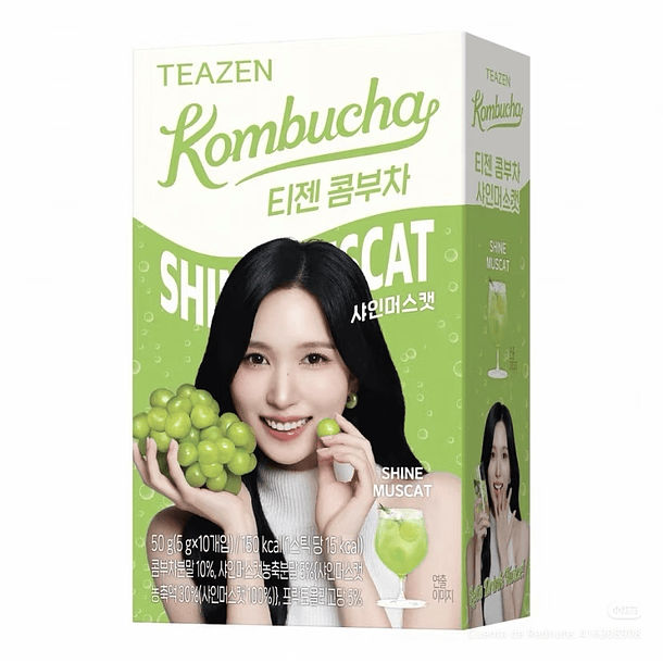 TEAZEN X TWICE Kombucha uva verde (Caja)