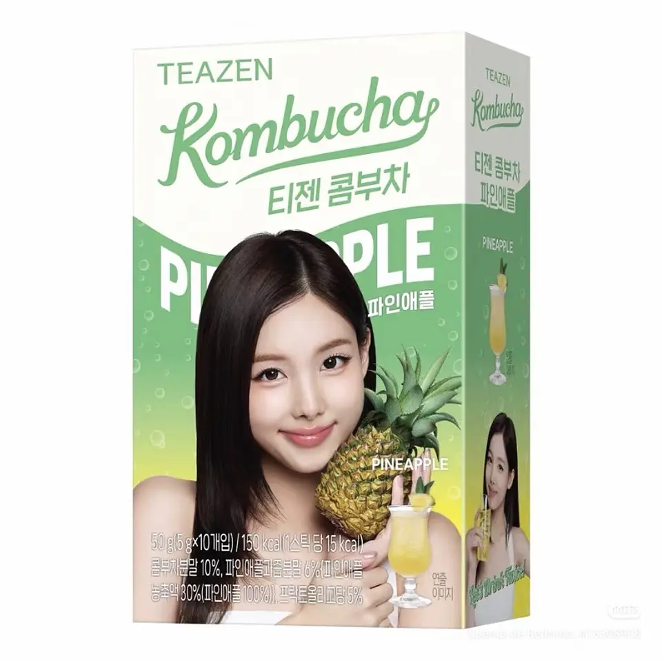 TEAZEN X TWICE Kombucha piña (Caja) 1
