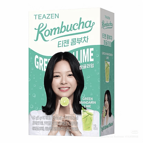 TEAZEN X TWICE Kombucha mandarina verde y lima (Caja)