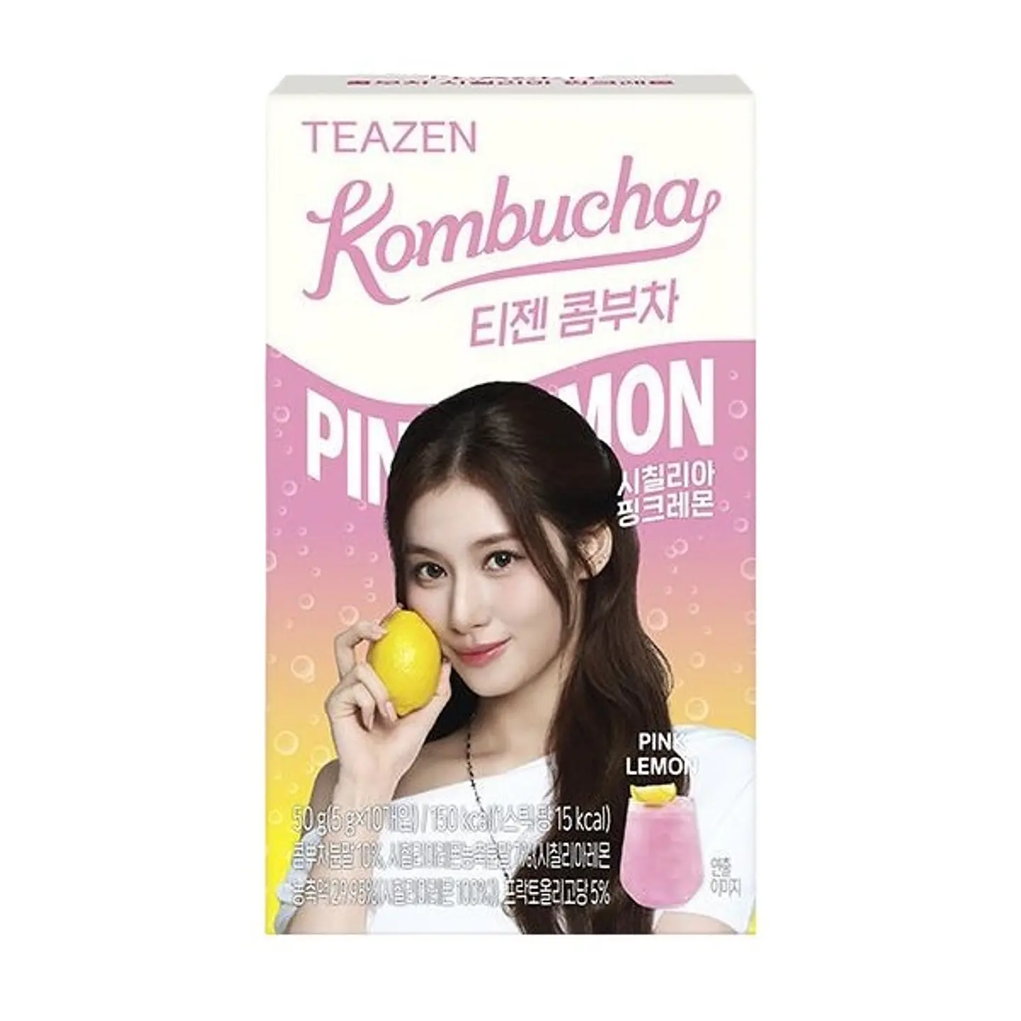 TEAZEN X TWICE Kombucha limonada rosa (Caja) 1