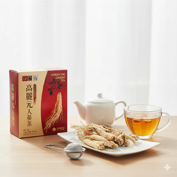 Té de ginseng rojo coreano (50 uni) 2