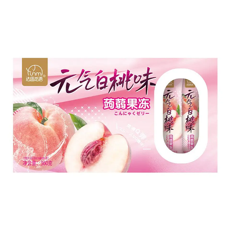 Jaleas de konjac sabor durazno 1