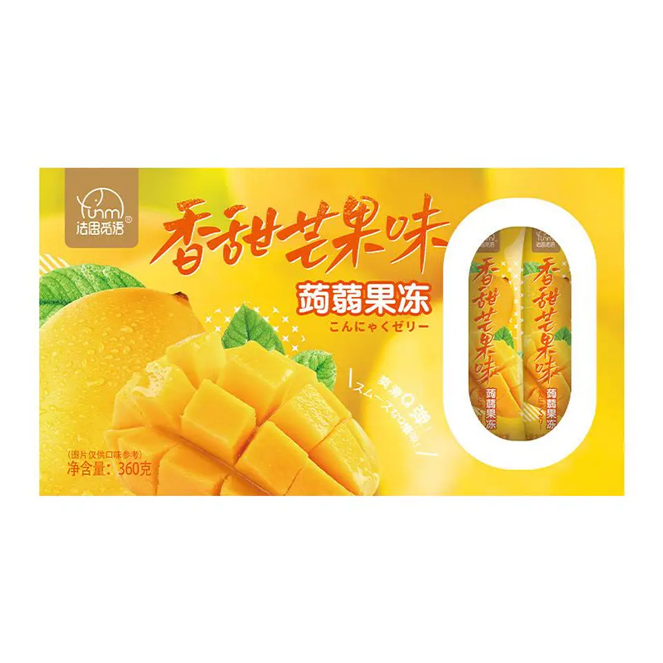 Jaleas de konjac sabor mango 1