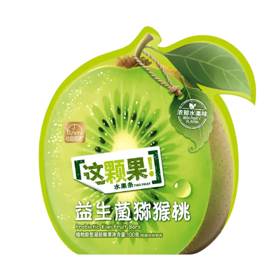 Gomitas con probióticos sabor kiwi 1