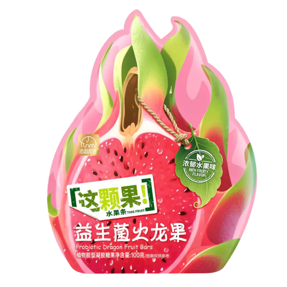 Gomitas con probióticos sabor pitahaya 1