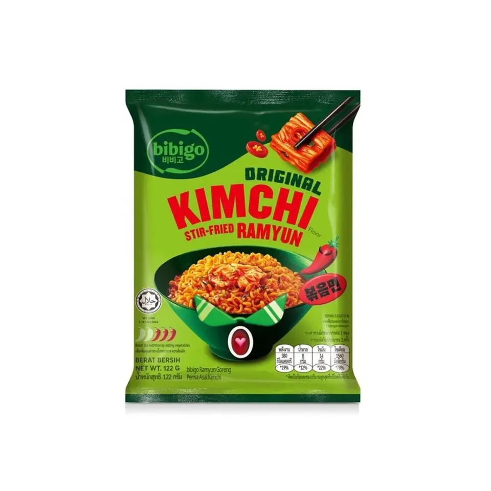 Fideos sabor kimchi (Bibigo) 1