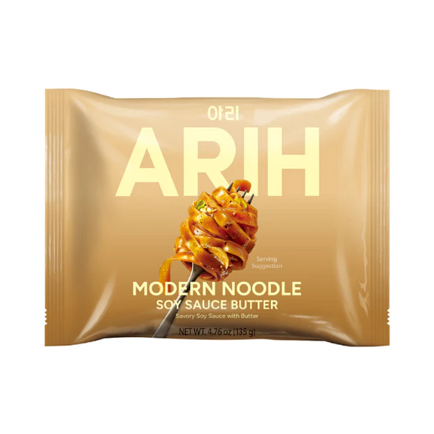 ARIH Fideos sabor salsa de soya y mantequilla (Bolsa)