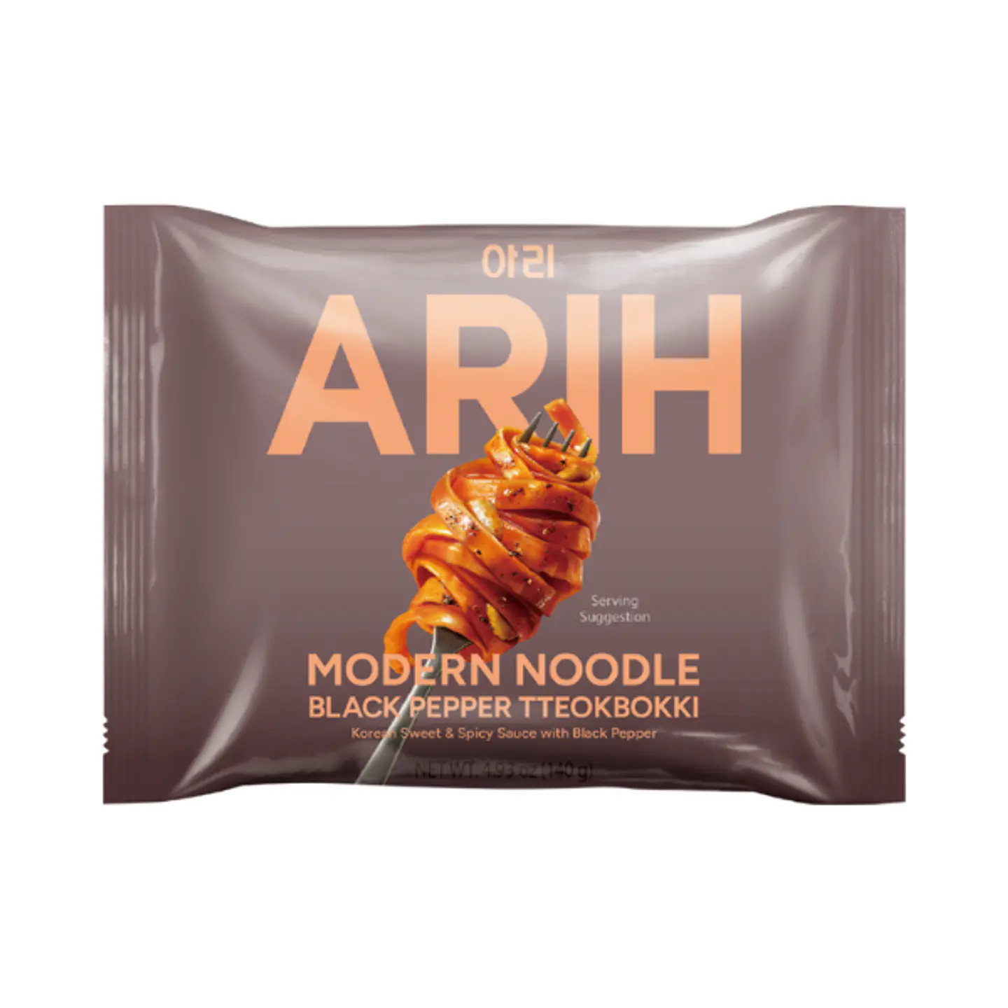 ARIH Fideos sabor tteokbokki y pimienta (Bolsa) 1