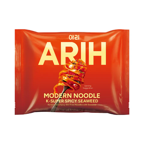 ARIH Fideos sabor alga extra picante (Bolsa)