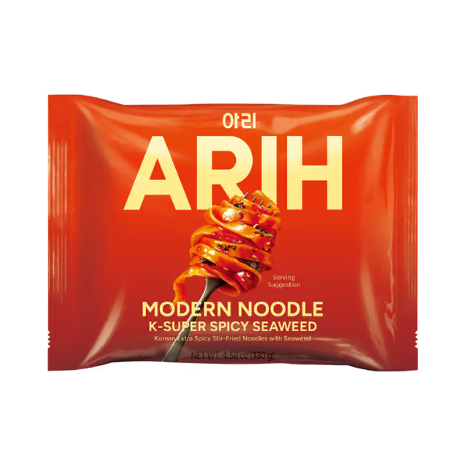 ARIH Fideos sabor alga extra picante (Bolsa) 1