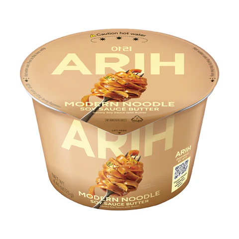 ARIH Fideos sabor salsa de soya y mantequilla (Vaso grande)