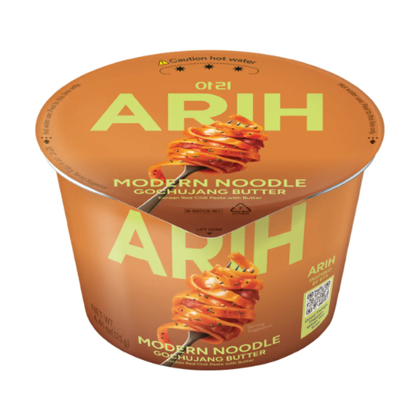 ARIH Fideos sabor gochujang y mantequilla (Vaso grande) 1