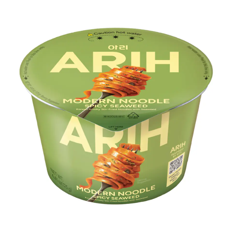 ARIH Fideos sabor alga picante (Vaso grande) 1