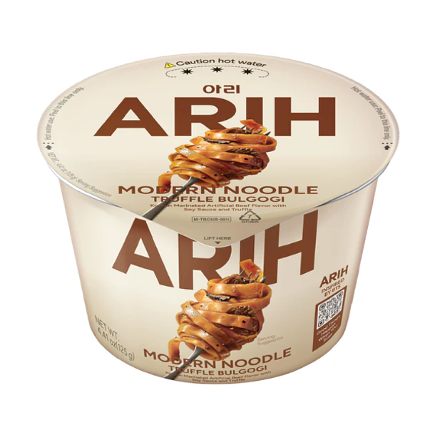 ARIH Fideos sabor bulgogi y trufa (Vaso grande)