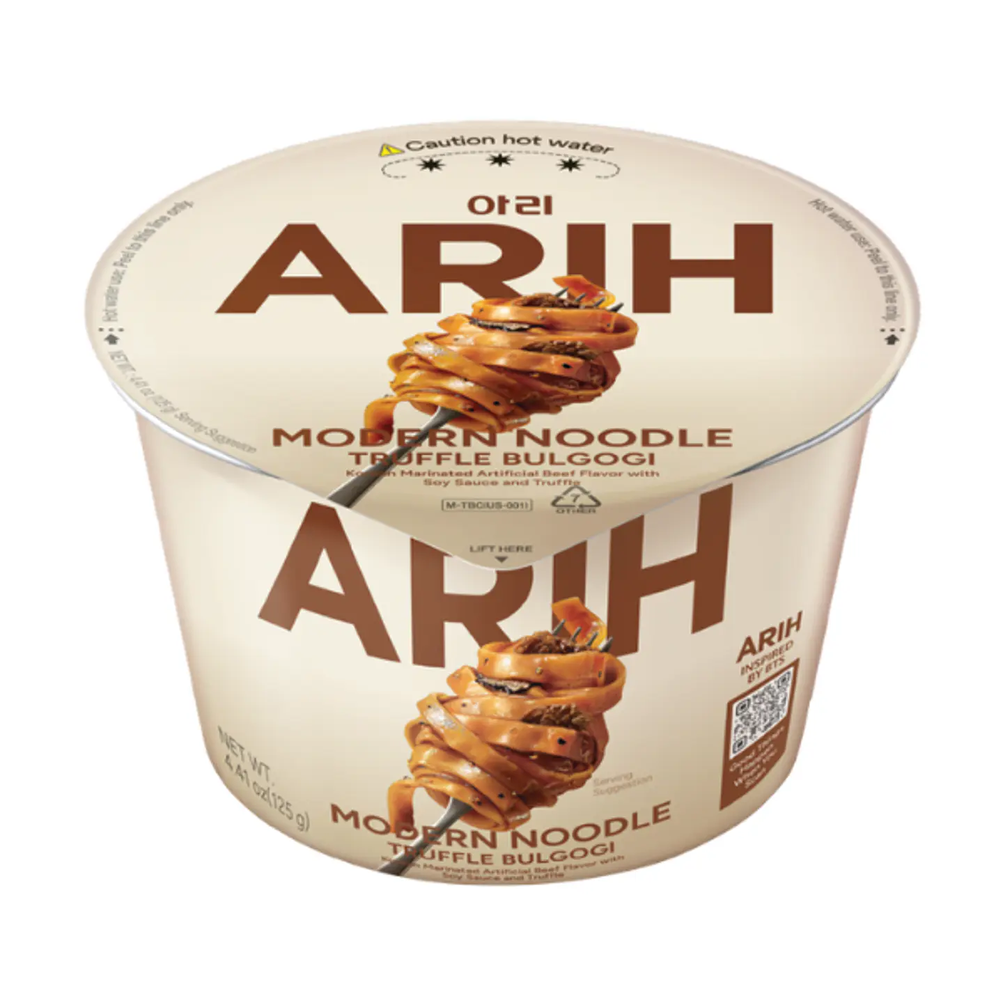 ARIH Fideos sabor bulgogi y trufa (Vaso grande) 1