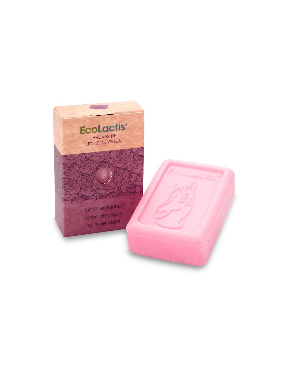 Jabón de agua de rosas Ecolactis