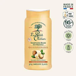 Shampoo Manteca de Karité y Macadamia. Le Petit Olivier
