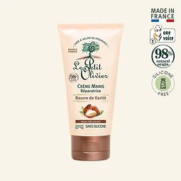Crema de manos reparadora Karité. Le Petit Olivier