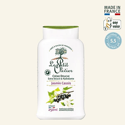 Crema de ducha extra suave Jazmín y casis