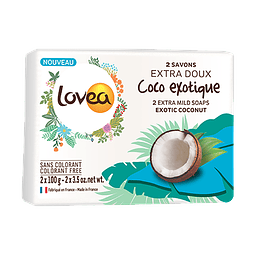 Jabón extra suave Coco Exótico