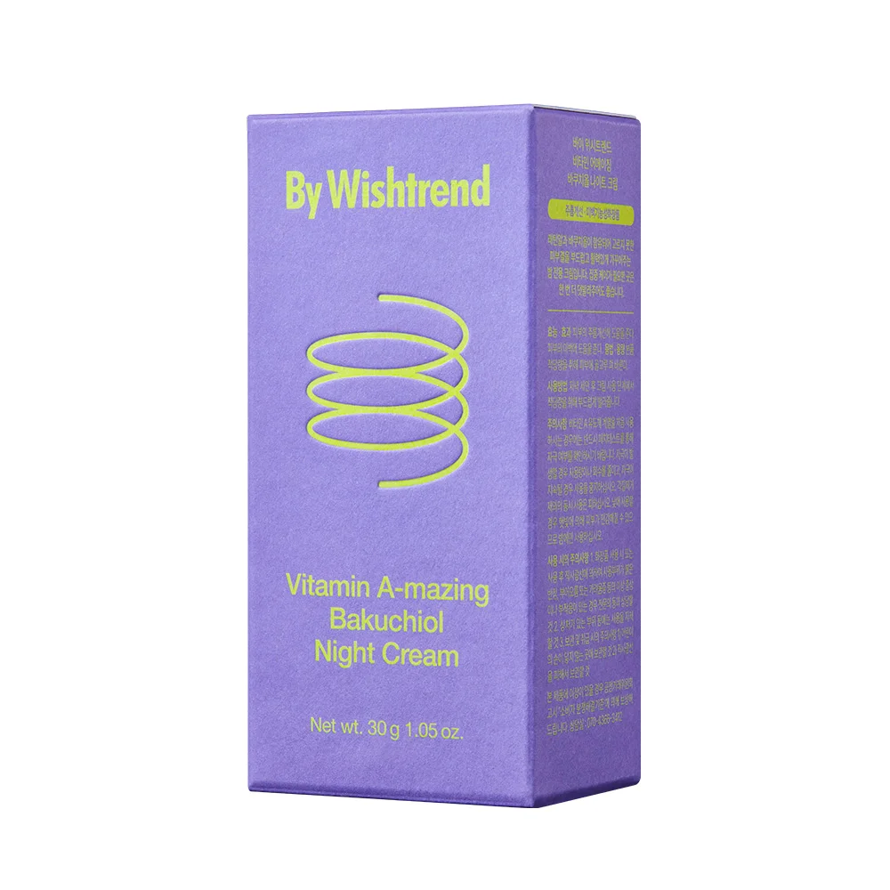 Crema de noche antienvejecimiento Vitamin A-mazing Bakuchiol By Wishtrend 30 ml