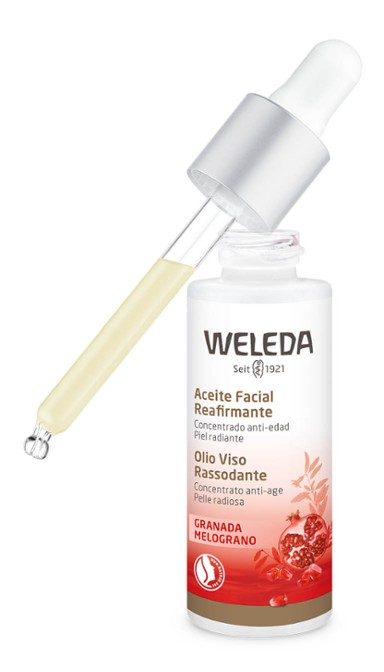 Aceite Facial Reafirmante de Granada. Weleda