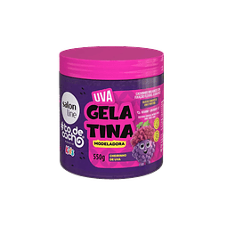 Gelatina Modeladora Uva Salon Line 550ml