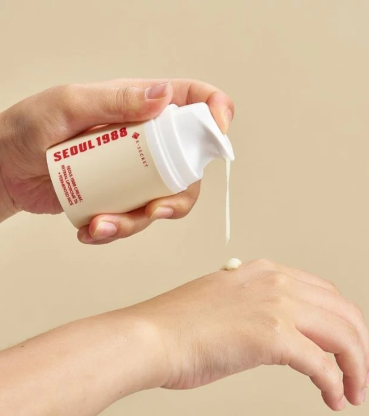 SEOUL 1988 Cream : Retinal Liposome 1% + Fermented Rice. K- Secret