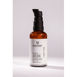 Crema facial calmante – Neurocosmética piel sensible. Huerta de Mamá