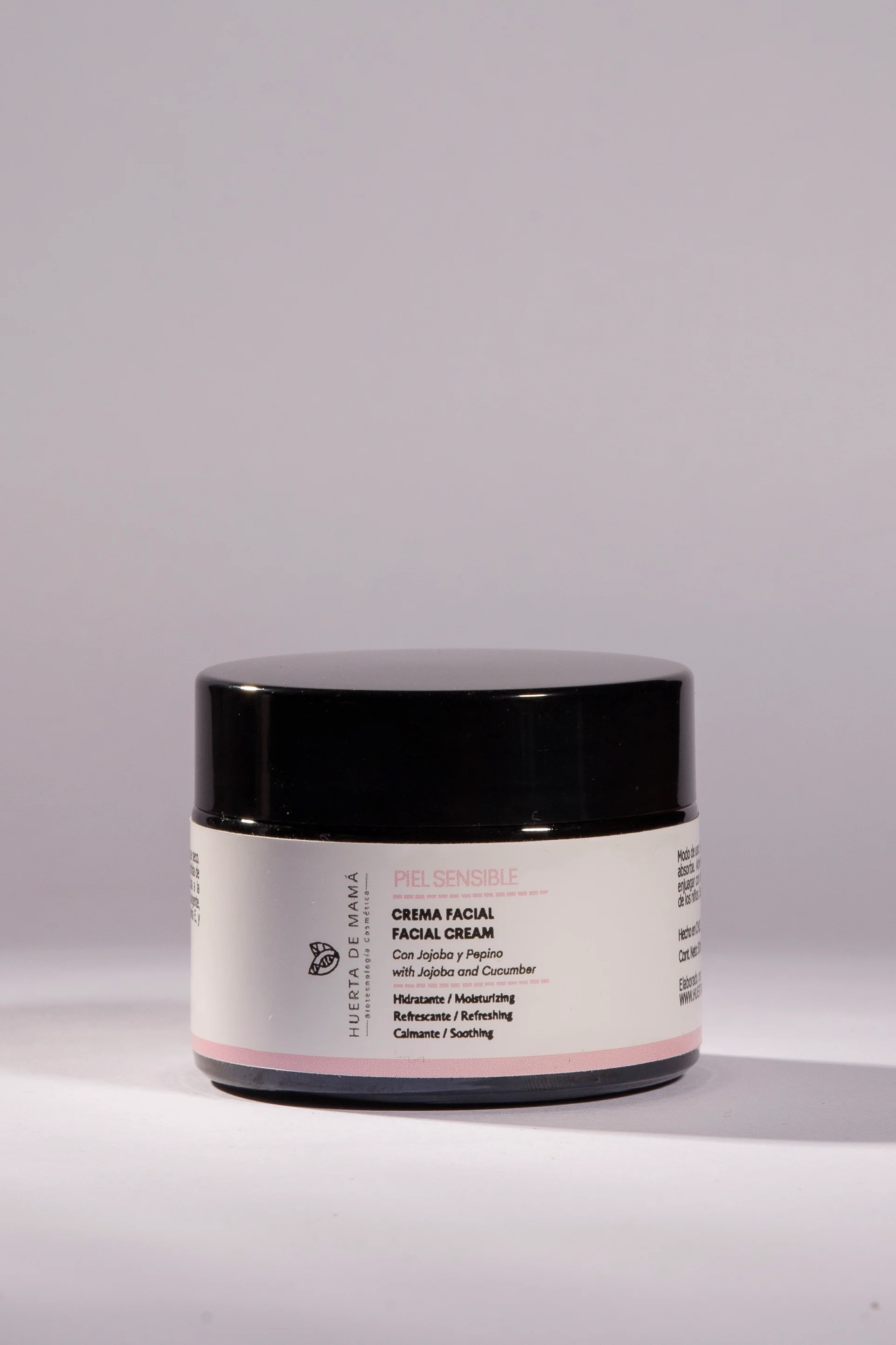 Crema facial Piel Sensible. Huerta de Mamá