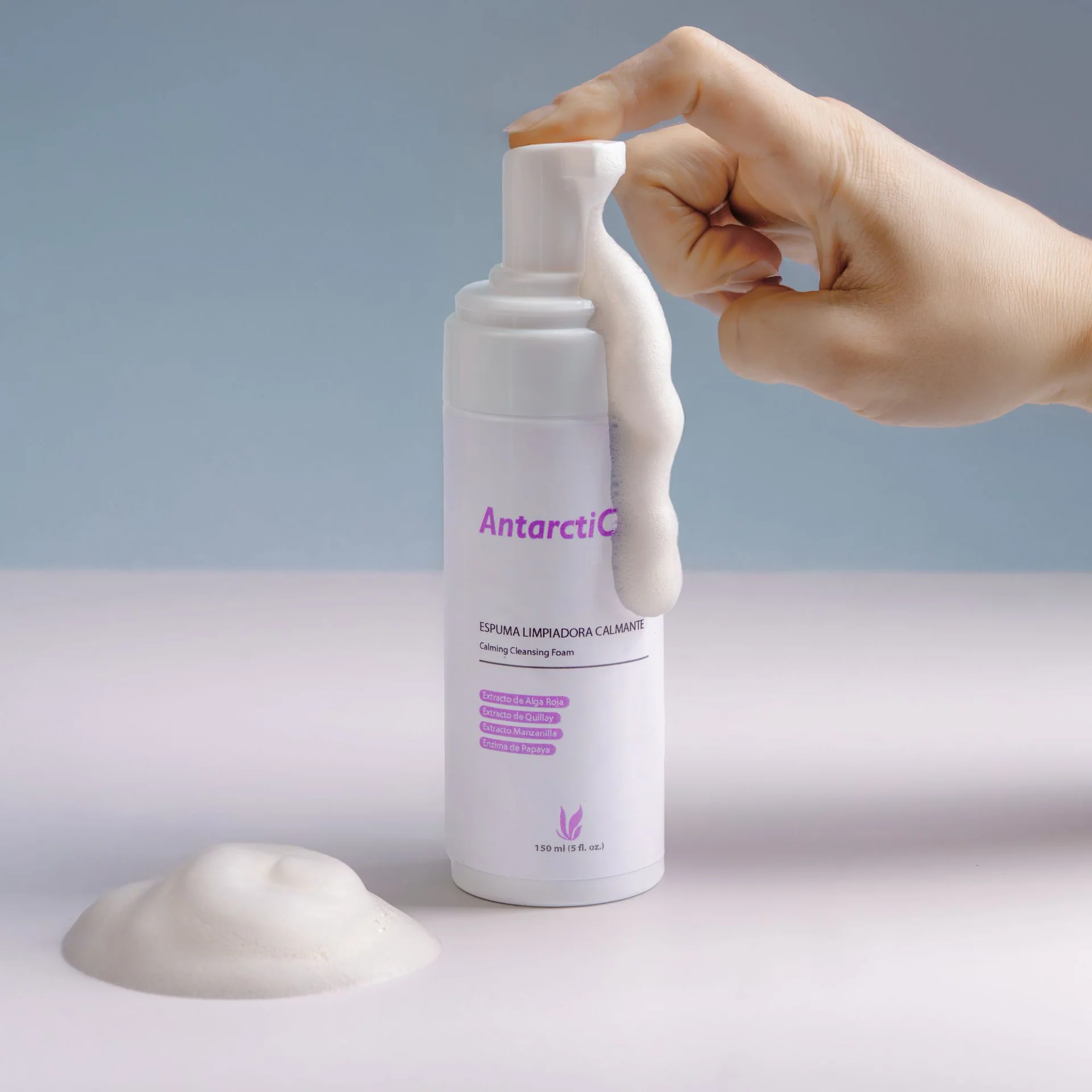 Espuma Limpiadora Calmante 150 ml. Antarcticare 