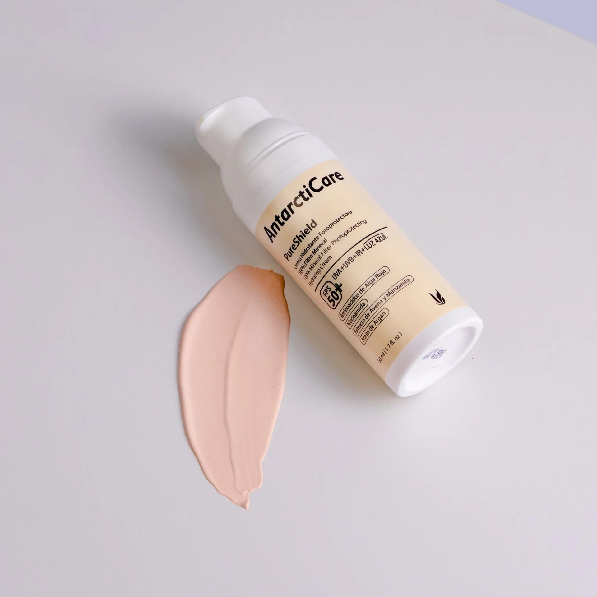 PureShield® Fotoprotector Natural FPS50+ 50 ml. Antarcticare