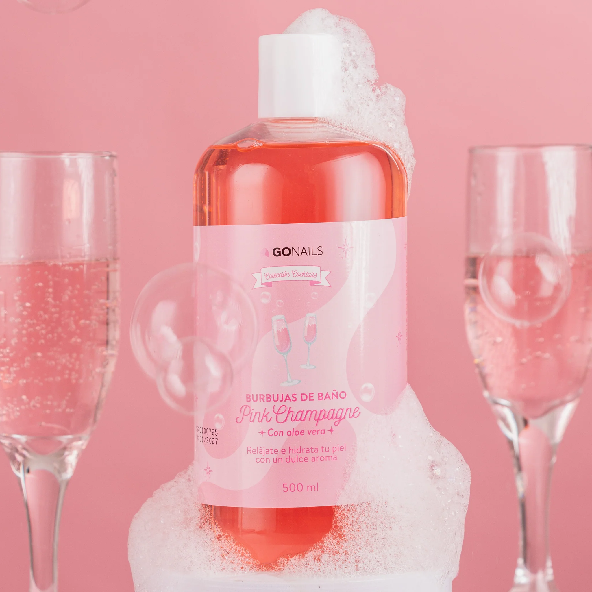 Burbujas de Baño - Pink Champagne 500 ml.