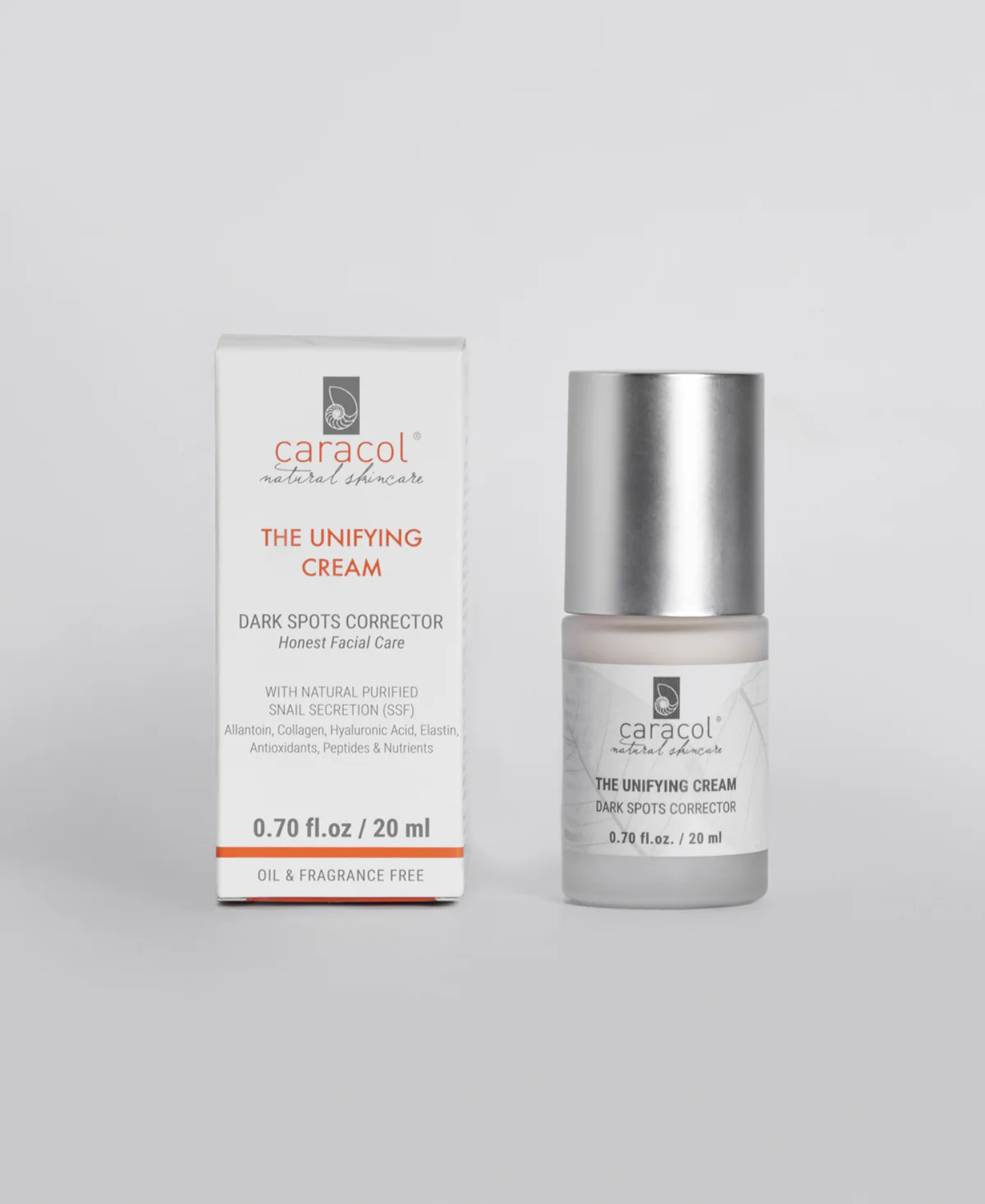 Crema Gel Unifying anti manchas. Caracol