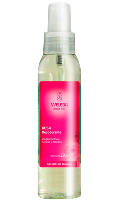 Desodorante de Rosa spray weleda 