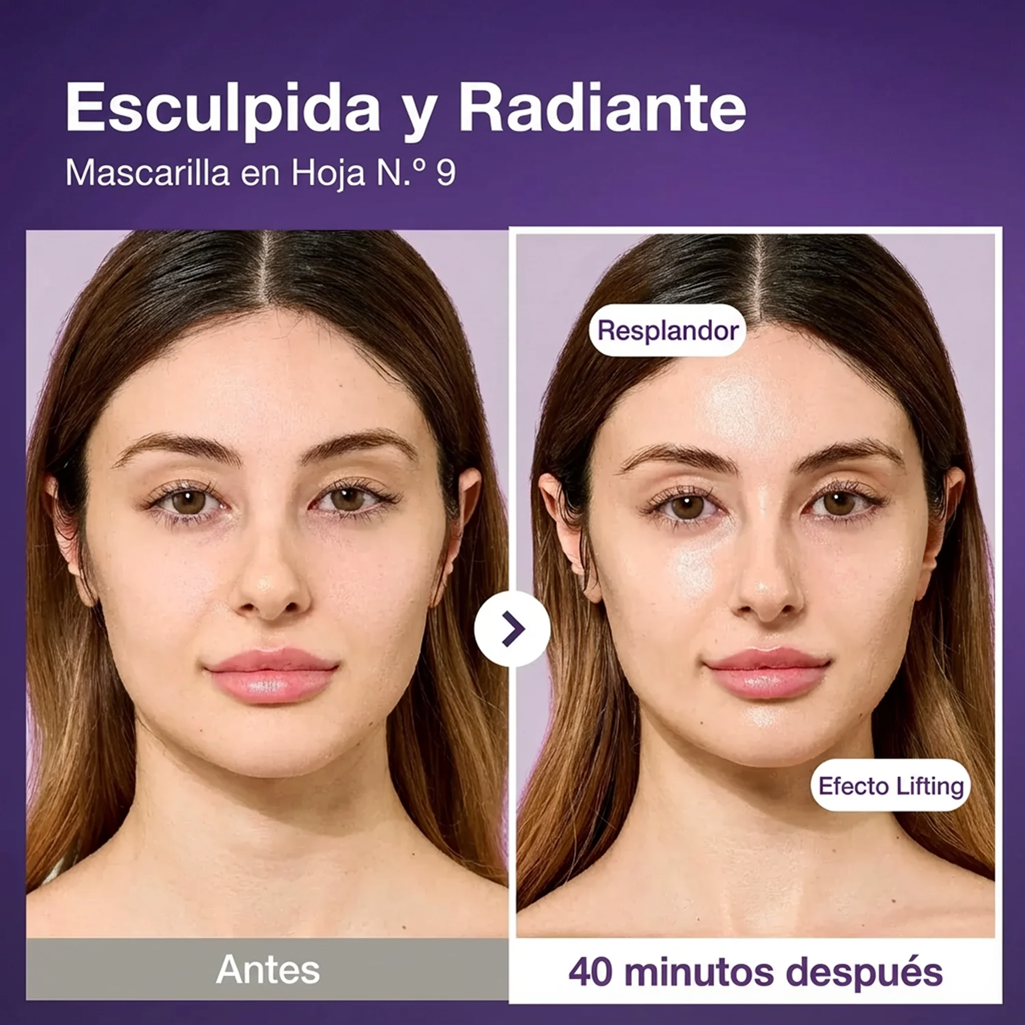 No. 9 NAD Bio Lifting-sil Full Face Pack Sheet. Numbuzin