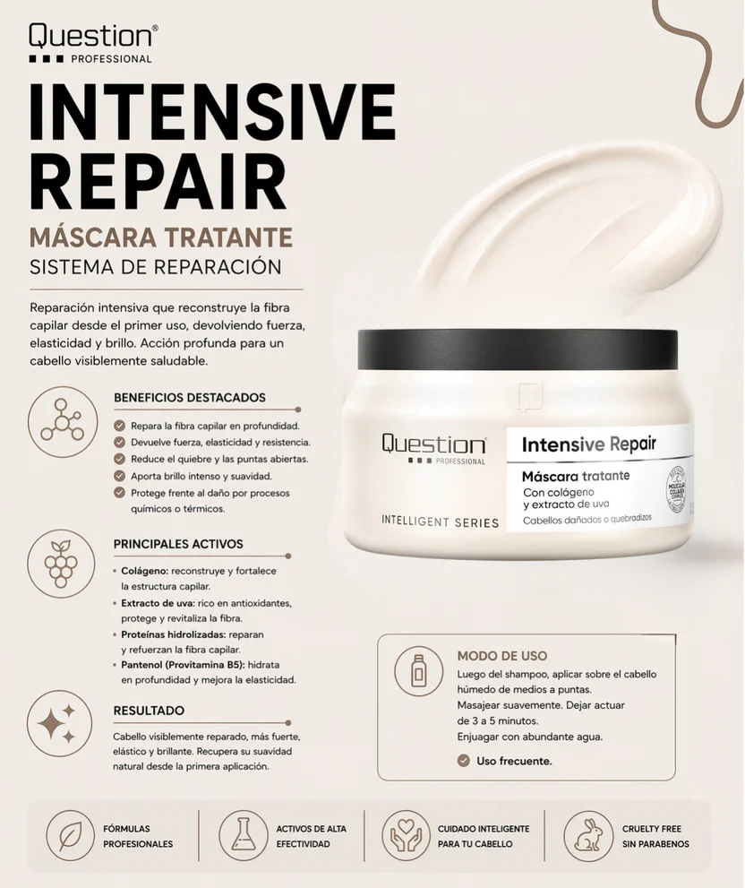 Máscara Intensive Repair – Question Professional (330grs.)