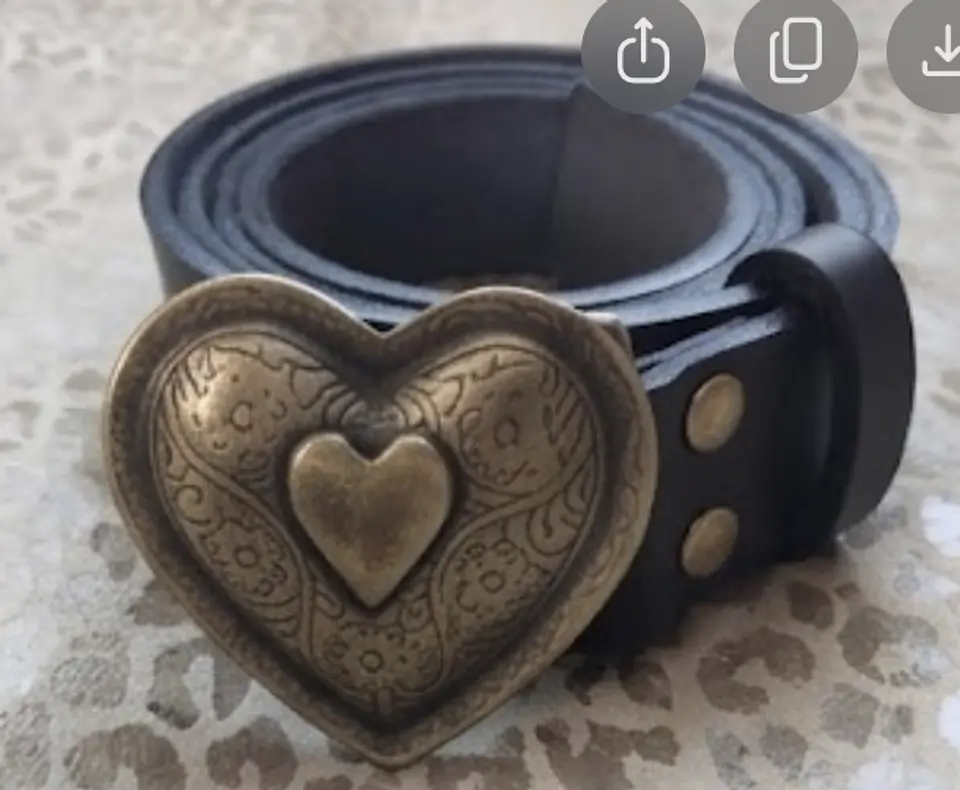 cinturon de cuero negro  6