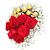 Bouquet em Caixa de Rosas Vermelhas