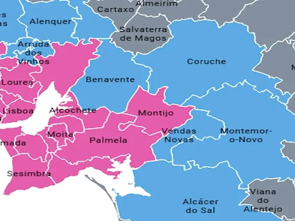 Zonas Onde Fazemos Entregas