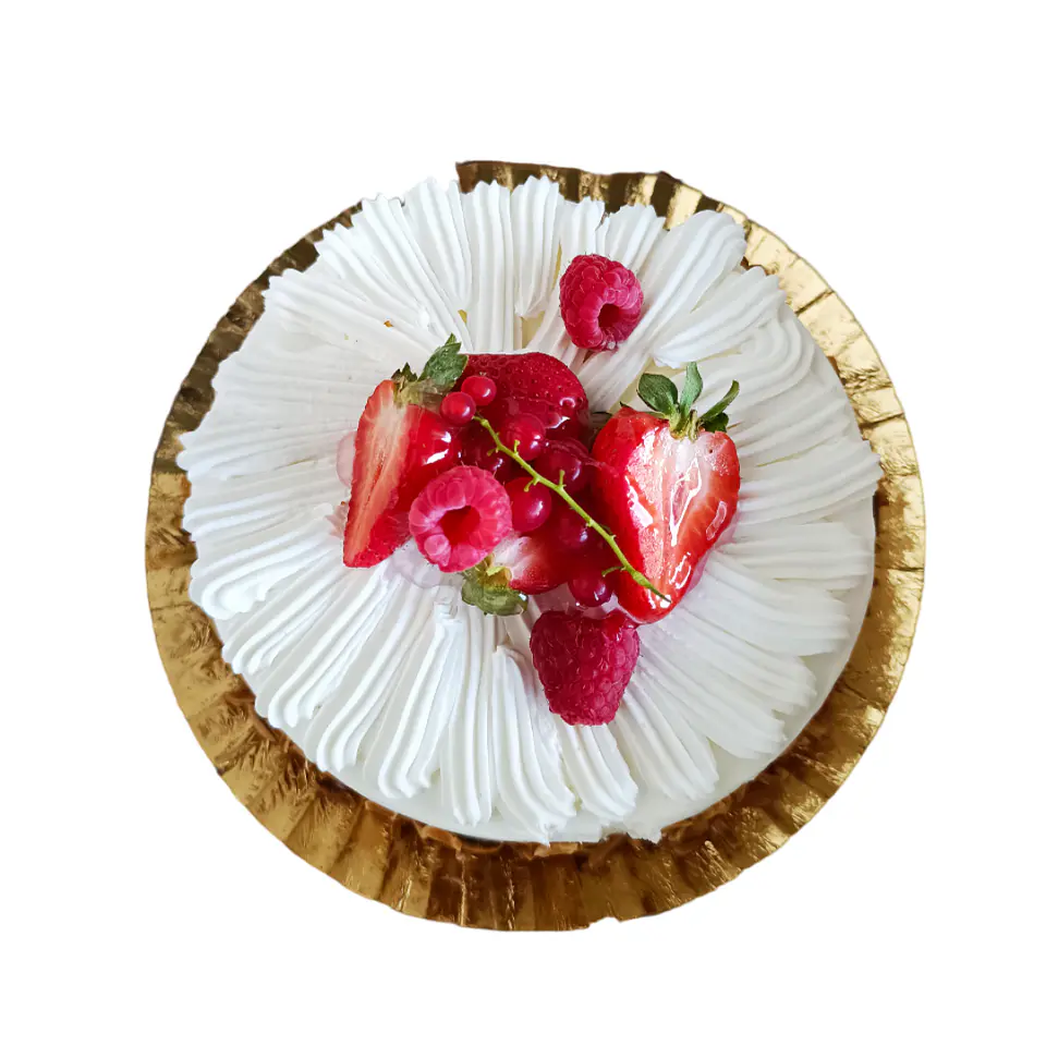 Bolo de Frutas Vermelhas com Chantilly Fresco 3
