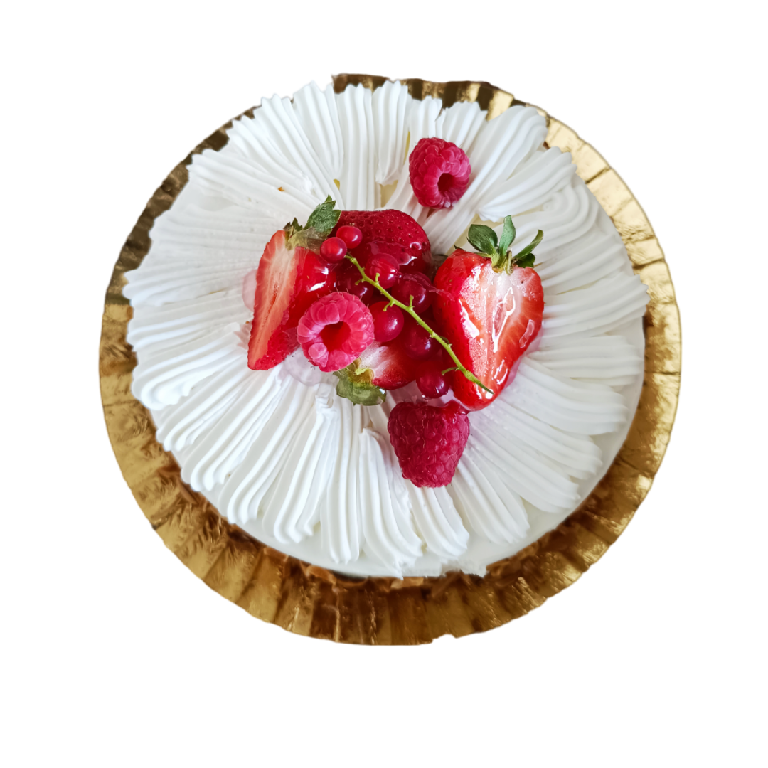 Bolo de Frutas Vermelhas com Chantilly Fresco 4