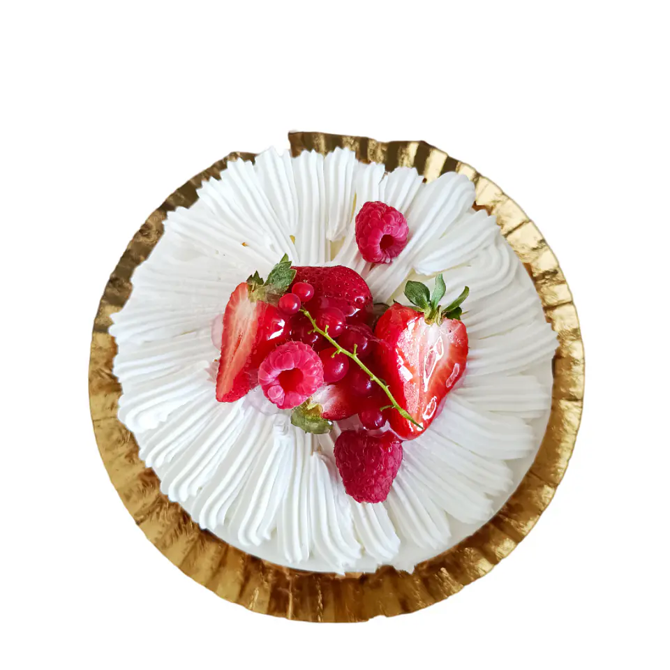 Bolo de Frutas Vermelhas com Chantilly Fresco 5