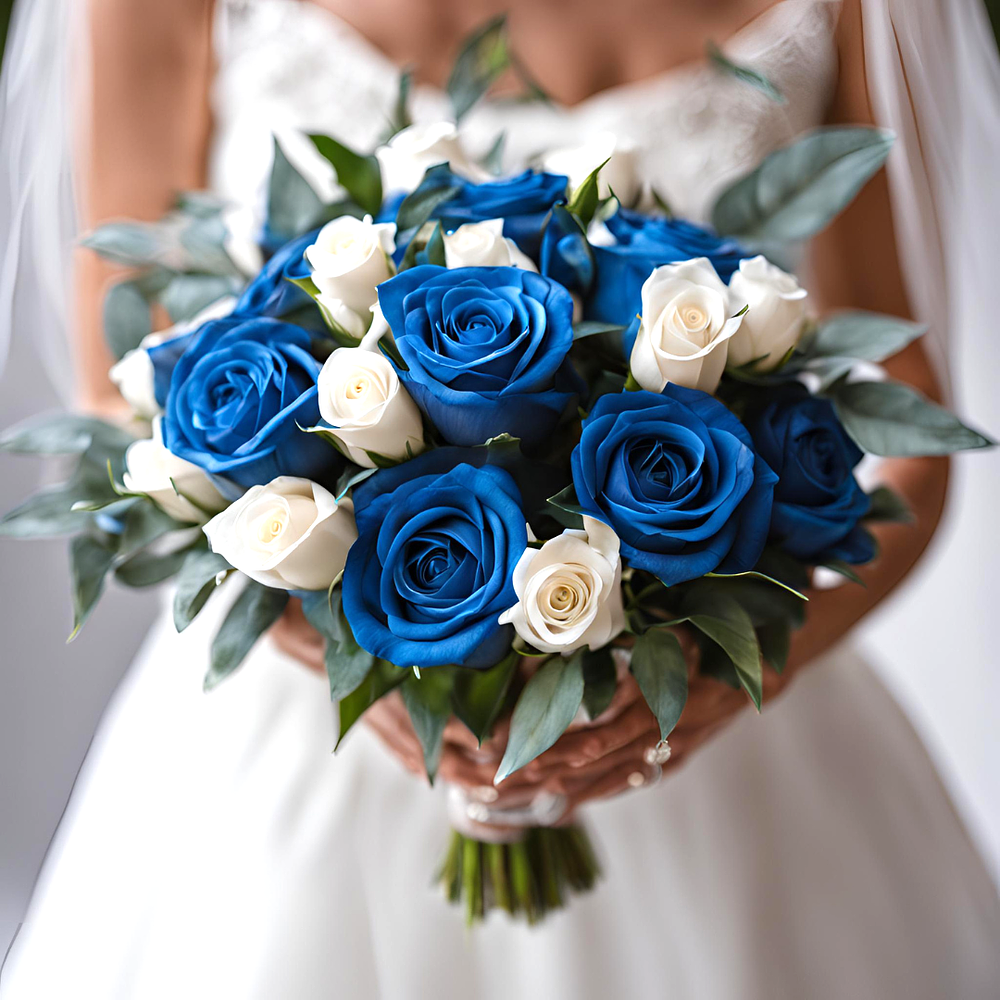 Bouquet de Noiva Azul 1