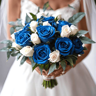 Bouquet de Noiva Azul