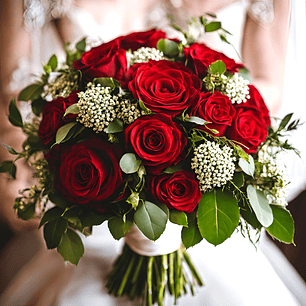 Bouquet Vermelho para Casamento