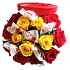 Caixa de Rosas com Chocolates Raffaello