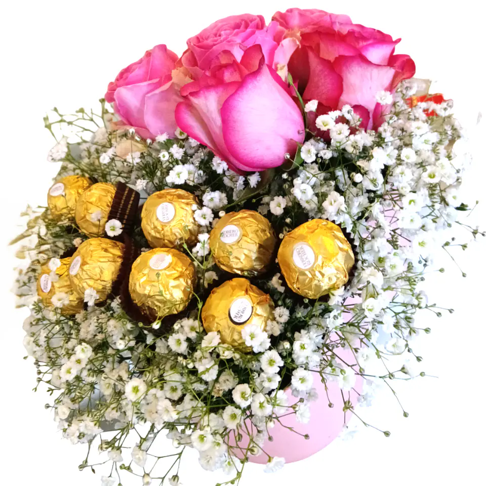 Flores em Caixa para Presente 2